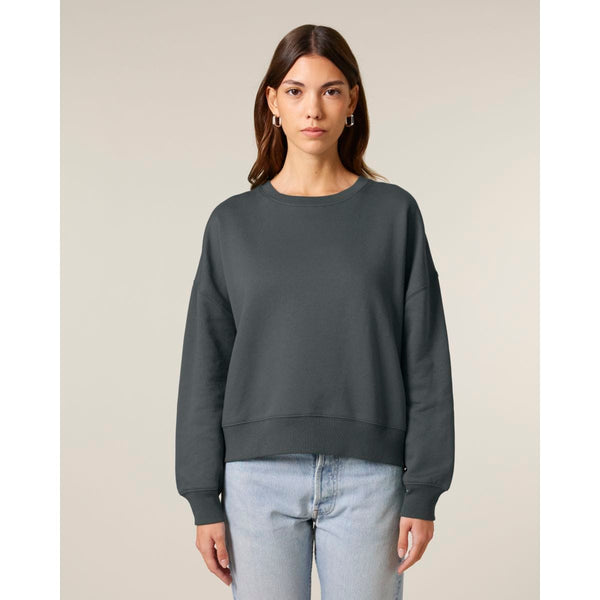 Felpa Girocollo Donna Iconic Stella Alma - personalizzabile con logo