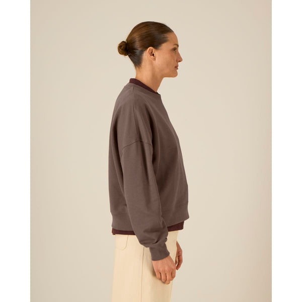 Felpa Girocollo Donna Iconic Stella Alma - personalizzabile con logo