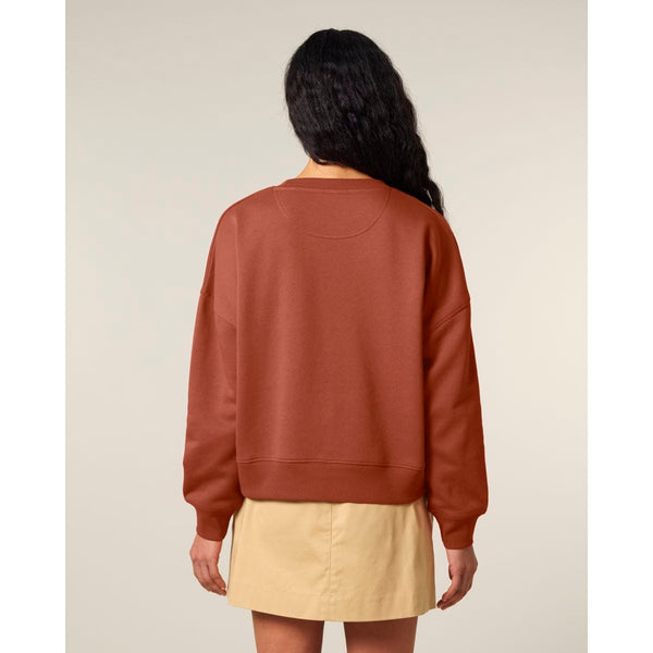 Felpa Girocollo Donna Iconic Stella Alma - personalizzabile con logo