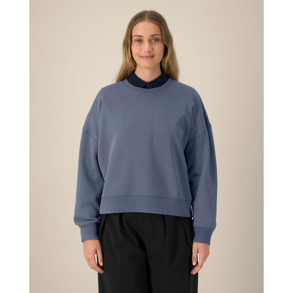 Felpa Girocollo Donna Iconic Stella Alma - personalizzabile con logo