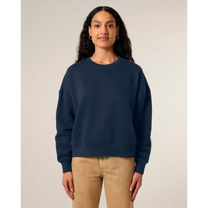 Felpa Girocollo Donna Iconic Stella Alma - personalizzabile con logo