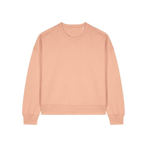 Felpa Girocollo Donna Iconic Stella Alma rosa / XS - personalizzabile con logo