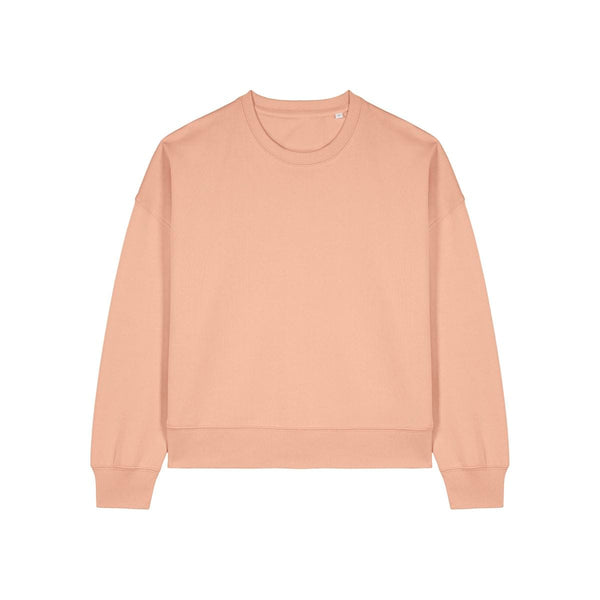 Felpa Girocollo Donna Iconic Stella Alma rosa / XS - personalizzabile con logo