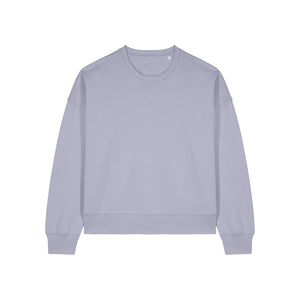 Felpa Girocollo Donna Iconic Stella Alma viola / XS - personalizzabile con logo