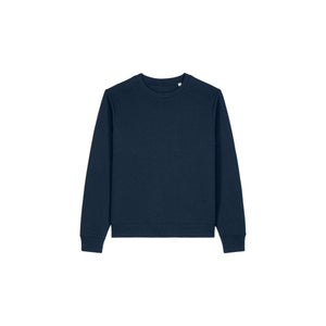 Felpa Girocollo Donna In Cotone Riciclato Stella Thinker blu navy / XS - personalizzabile con logo