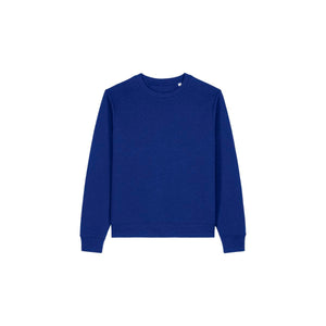 Felpa Girocollo Donna In Cotone Riciclato Stella Thinker blu / XS - personalizzabile con logo