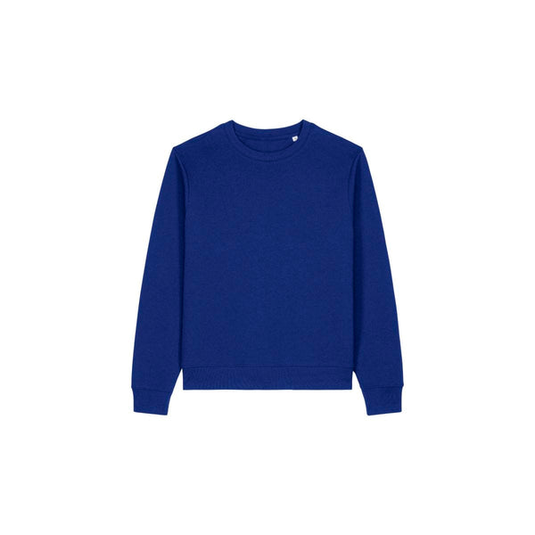 Felpa Girocollo Donna In Cotone Riciclato Stella Thinker blu / XS - personalizzabile con logo