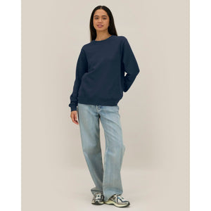 Felpa Girocollo Donna In Cotone Riciclato Stella Thinker - personalizzabile con logo