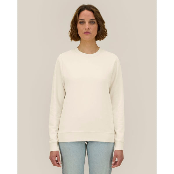 Felpa Girocollo Donna In Cotone Riciclato Stella Thinker - personalizzabile con logo