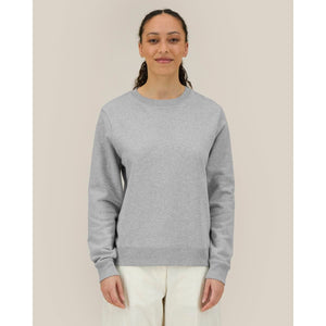 Felpa Girocollo Donna In Cotone Riciclato Stella Thinker - personalizzabile con logo
