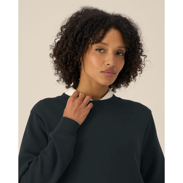 Felpa Girocollo Donna In Cotone Riciclato Stella Thinker - personalizzabile con logo