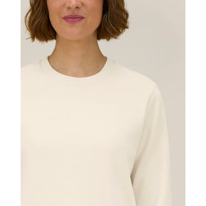 Felpa Girocollo Donna In Cotone Riciclato Stella Thinker - personalizzabile con logo