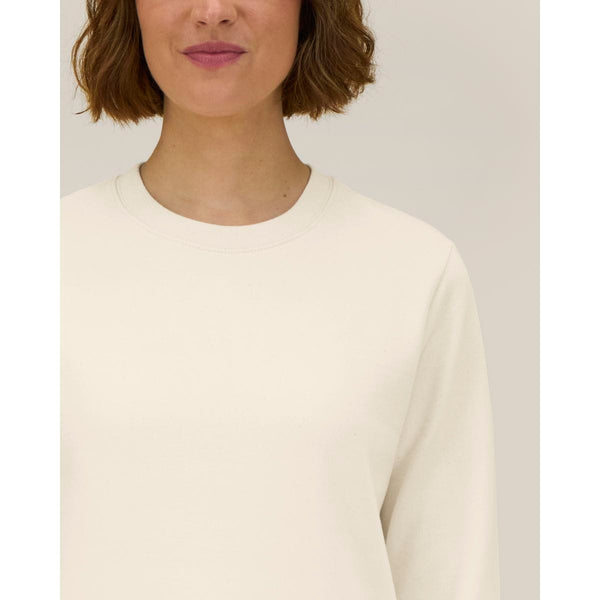 Felpa Girocollo Donna In Cotone Riciclato Stella Thinker - personalizzabile con logo