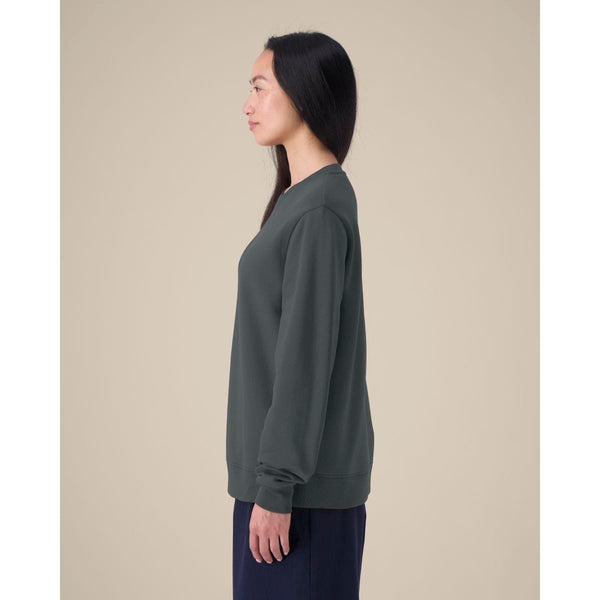 Felpa Girocollo Donna In Cotone Riciclato Stella Thinker - personalizzabile con logo