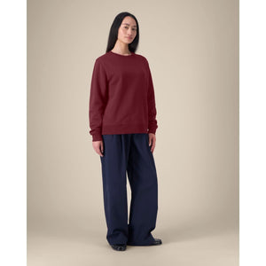 Felpa Girocollo Donna In Cotone Riciclato Stella Thinker - personalizzabile con logo