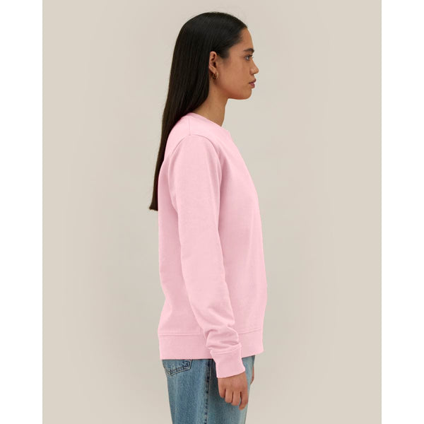 Felpa Girocollo Donna In Cotone Riciclato Stella Thinker - personalizzabile con logo