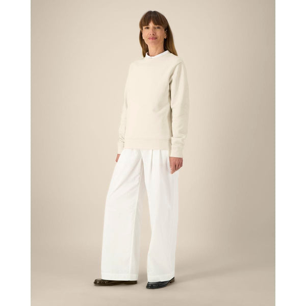 Felpa Girocollo Donna In Cotone Riciclato Stella Thinker - personalizzabile con logo