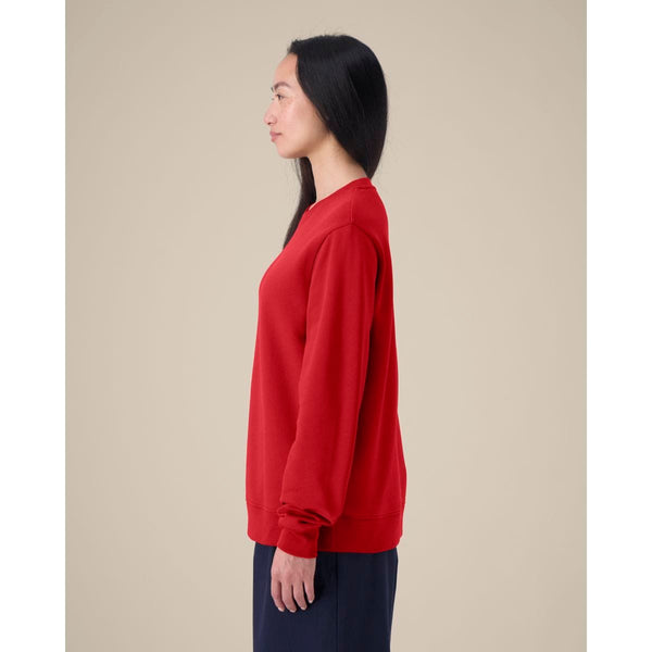 Felpa Girocollo Donna In Cotone Riciclato Stella Thinker - personalizzabile con logo