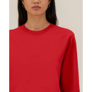 Felpa Girocollo Donna In Cotone Riciclato Stella Thinker - personalizzabile con logo
