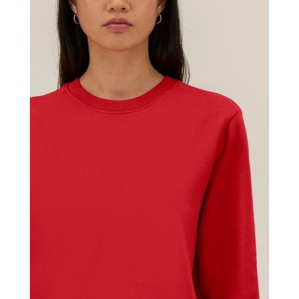 Felpa Girocollo Donna In Cotone Riciclato Stella Thinker - personalizzabile con logo