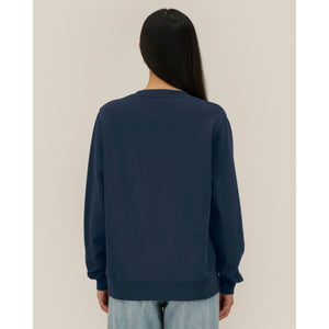 Felpa Girocollo Donna In Cotone Riciclato Stella Thinker - personalizzabile con logo