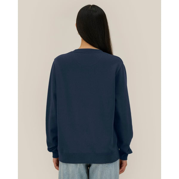 Felpa Girocollo Donna In Cotone Riciclato Stella Thinker - personalizzabile con logo
