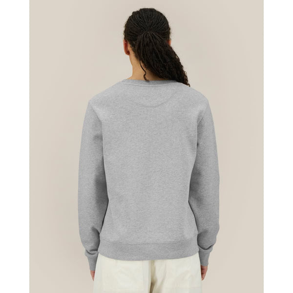 Felpa Girocollo Donna In Cotone Riciclato Stella Thinker - personalizzabile con logo