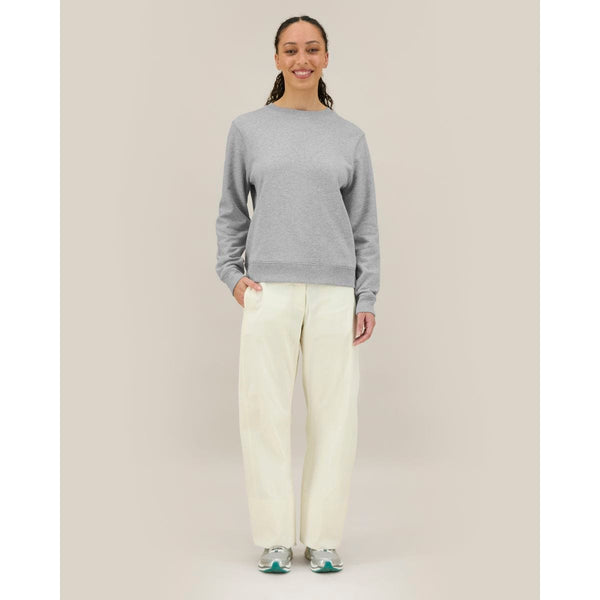 Felpa Girocollo Donna In Cotone Riciclato Stella Thinker - personalizzabile con logo