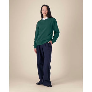 Felpa Girocollo Donna In Cotone Riciclato Stella Thinker - personalizzabile con logo