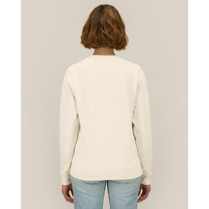 Felpa Girocollo Donna In Cotone Riciclato Stella Thinker - personalizzabile con logo
