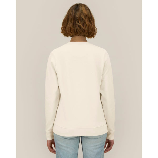 Felpa Girocollo Donna In Cotone Riciclato Stella Thinker - personalizzabile con logo