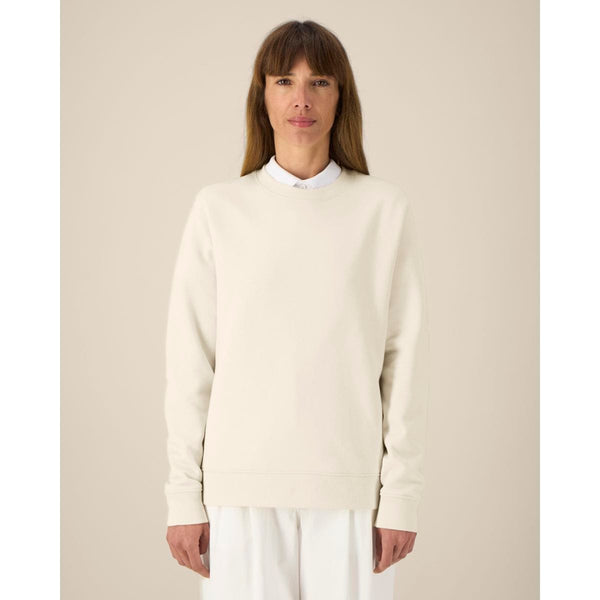 Felpa Girocollo Donna In Cotone Riciclato Stella Thinker - personalizzabile con logo