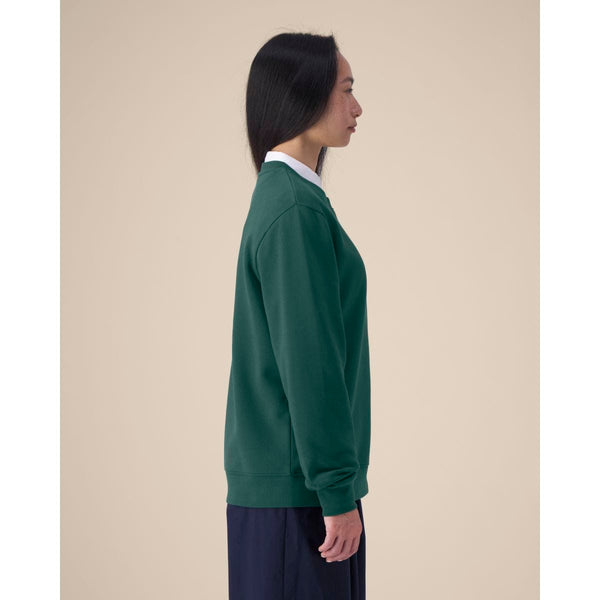 Felpa Girocollo Donna In Cotone Riciclato Stella Thinker - personalizzabile con logo