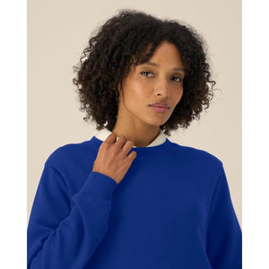 Felpa Girocollo Donna In Cotone Riciclato Stella Thinker - personalizzabile con logo