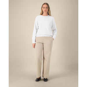 Felpa Girocollo Donna In Cotone Riciclato Stella Thinker - personalizzabile con logo