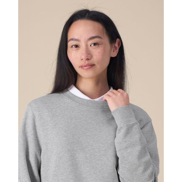 Felpa Girocollo Donna In Cotone Riciclato Stella Thinker - personalizzabile con logo