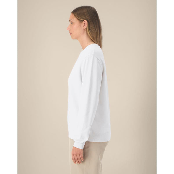 Felpa Girocollo Donna In Cotone Riciclato Stella Thinker - personalizzabile con logo