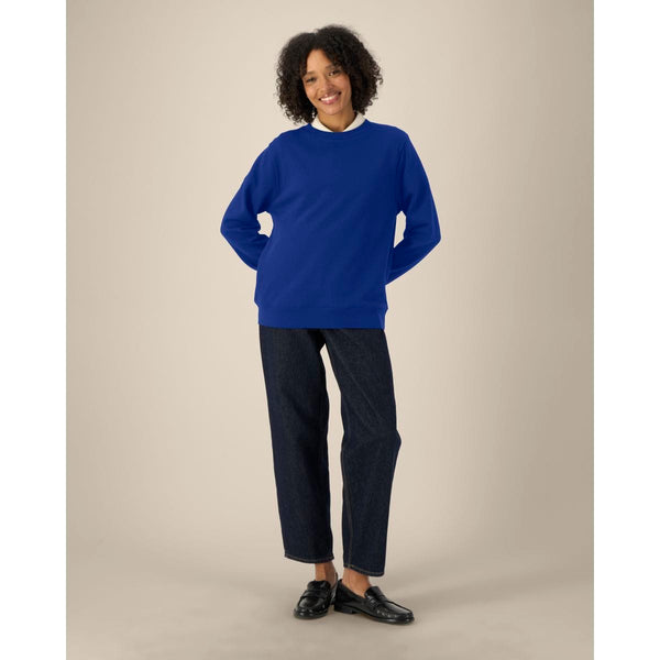 Felpa Girocollo Donna In Cotone Riciclato Stella Thinker - personalizzabile con logo