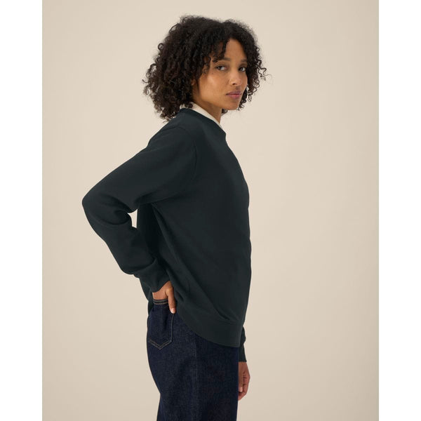 Felpa Girocollo Donna In Cotone Riciclato Stella Thinker - personalizzabile con logo