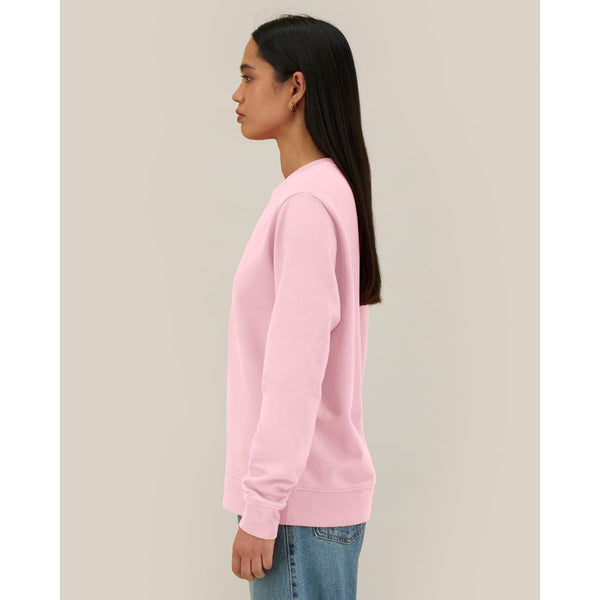 Felpa Girocollo Donna In Cotone Riciclato Stella Thinker - personalizzabile con logo
