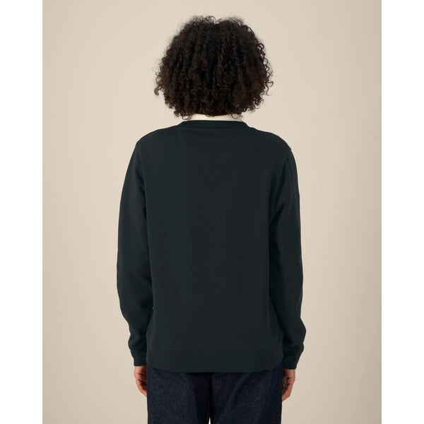 Felpa Girocollo Donna In Cotone Riciclato Stella Thinker - personalizzabile con logo