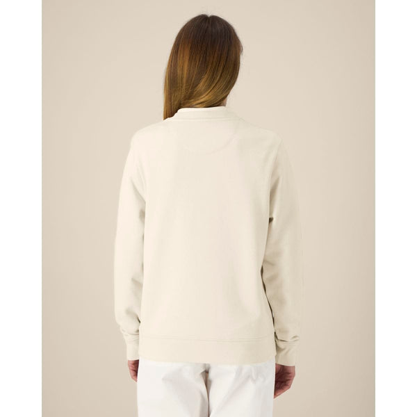 Felpa Girocollo Donna In Cotone Riciclato Stella Thinker - personalizzabile con logo