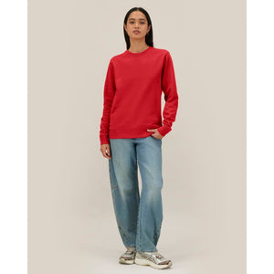 Felpa Girocollo Donna In Cotone Riciclato Stella Thinker - personalizzabile con logo
