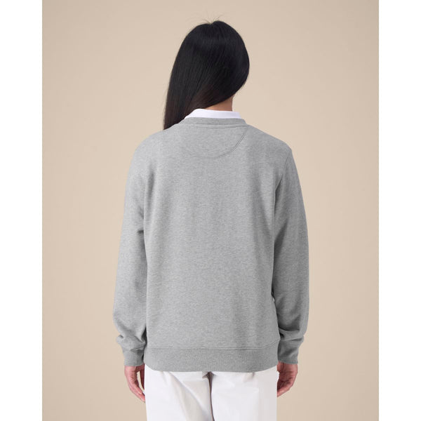 Felpa Girocollo Donna In Cotone Riciclato Stella Thinker - personalizzabile con logo