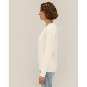 Felpa Girocollo Donna In Cotone Riciclato Stella Thinker - personalizzabile con logo