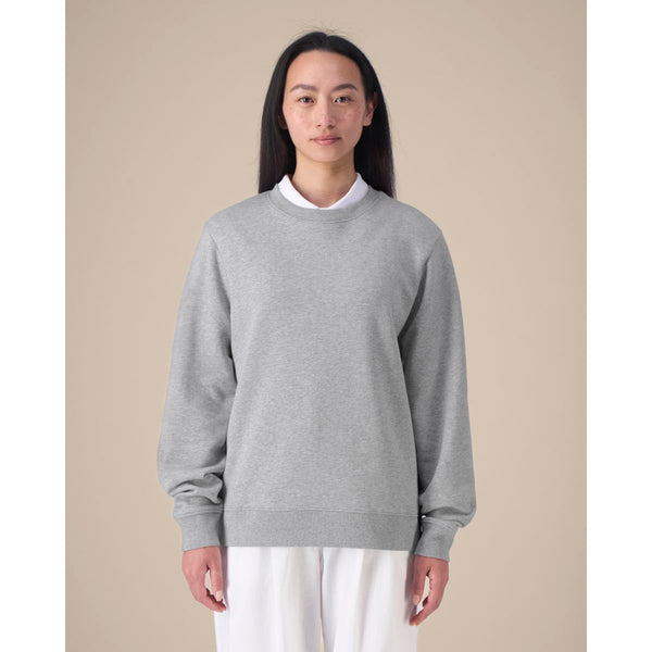 Felpa Girocollo Donna In Cotone Riciclato Stella Thinker - personalizzabile con logo