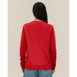 Felpa Girocollo Donna In Cotone Riciclato Stella Thinker - personalizzabile con logo