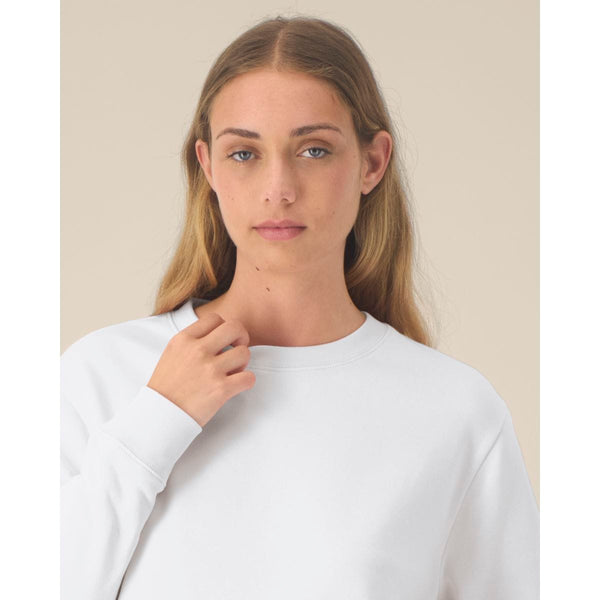 Felpa Girocollo Donna In Cotone Riciclato Stella Thinker - personalizzabile con logo