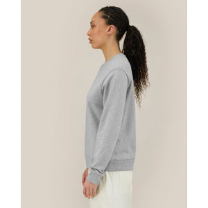 Felpa Girocollo Donna In Cotone Riciclato Stella Thinker - personalizzabile con logo