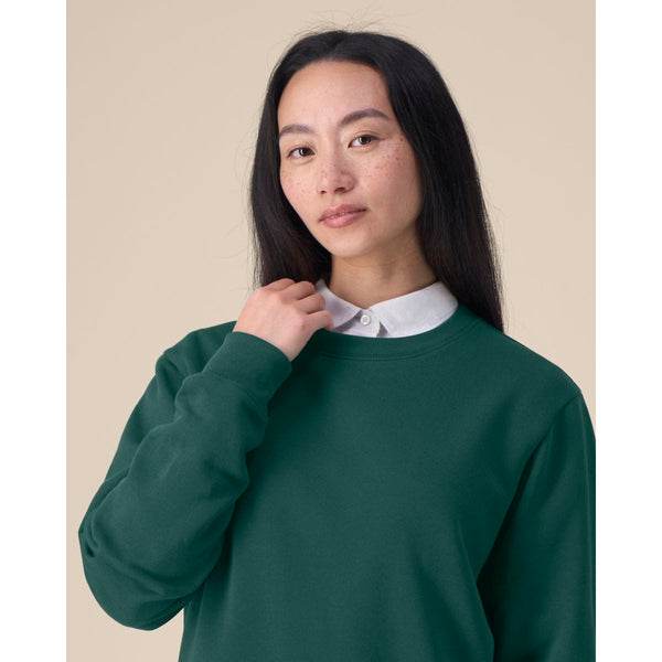 Felpa Girocollo Donna In Cotone Riciclato Stella Thinker - personalizzabile con logo